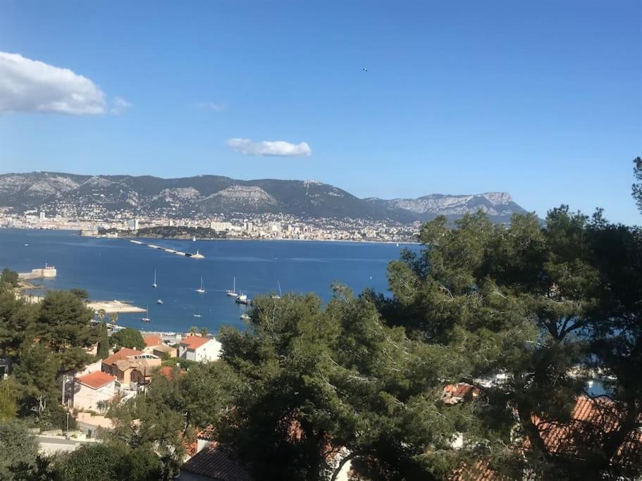 Studio L'Echappee Mandreenne Le Calme Entre Mer Et Foret Saint-Mandrier-sur-Mer Eksteriør billede